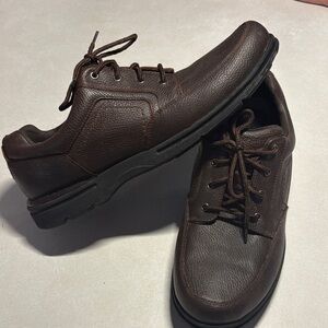 Rockport Rich Brown Leather Derbys
